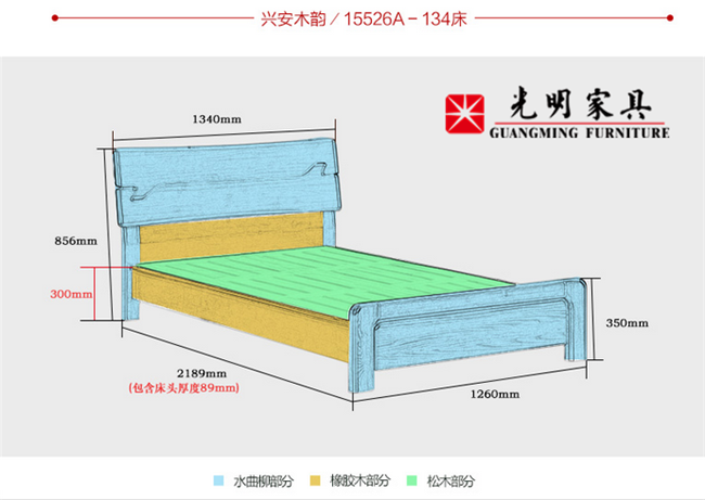 實木床、板式床、鐵藝床的尺寸標準