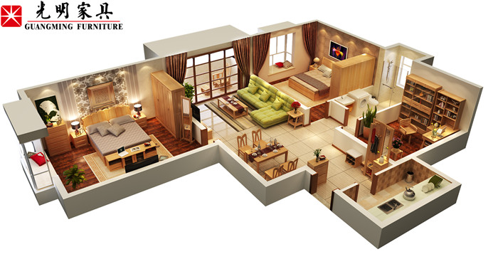 別墅豪宅都用實(shí)木家具，小戶型住宅更要用實(shí)木家具！