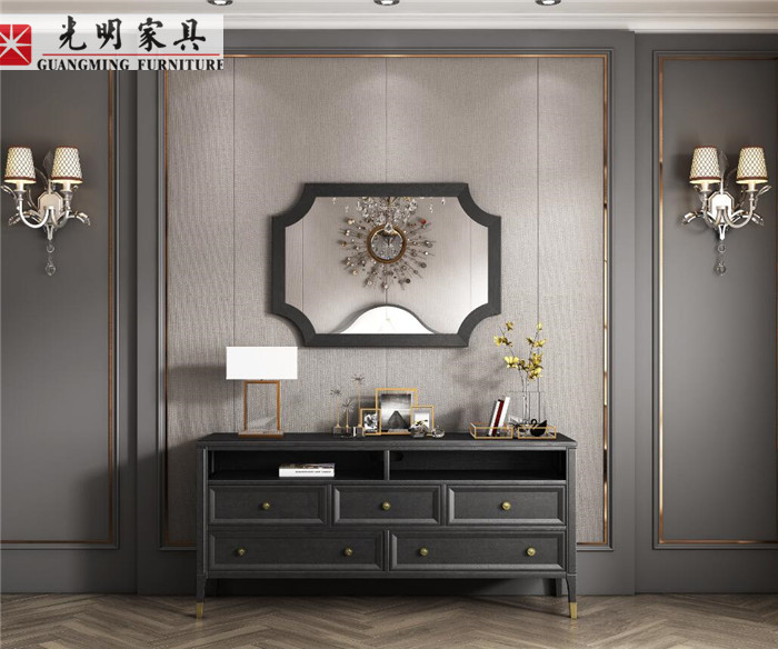 這就是你追求的美式輕奢實(shí)木家具