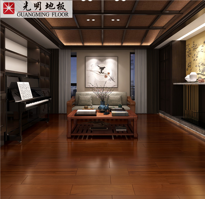 巧用實(shí)木地板裝飾室內(nèi)空間有創(chuàng)意！